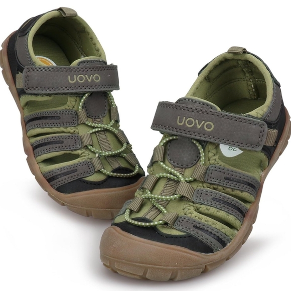 UOVO Boys Sandals Kids Sandals Hiking Athletic Closed-Toe Beach Summer Sandals - Picture 1 of 13